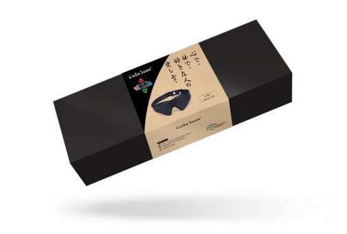 Liebe Seele - Black Bond Leather Blindfold photo
