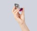 Secret Play - Metal Anal Plug M - Fuchsia photo-2