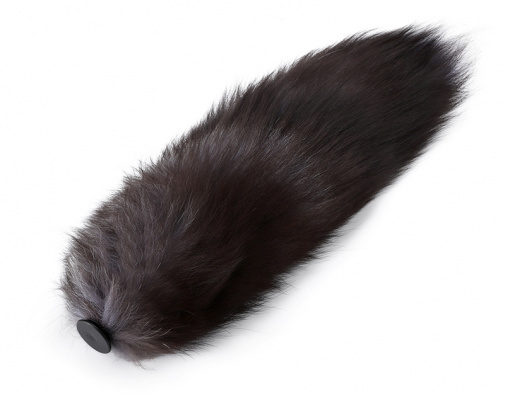 MT - Vibro Fox Tail Plug - Black photo