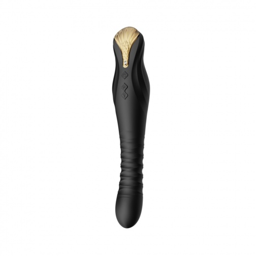 Zalo - King APP Thrusting Vibrator - Obsidian Black photo