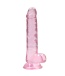 RealRock - 7" Realistic Dildo w Balls - Pink photo