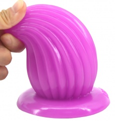 FAAK - Small Conch Anal Plug - Purple photo