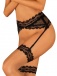 Obsessive - Marrbel Garter Belt - Black - L/XL photo
