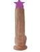 King Cock - 9″ 仿真假陽具連睪丸 - 焦糖色 照片-2