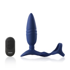 Arosum - Ring’n’Rear Thrusting Plug - Blue photo
