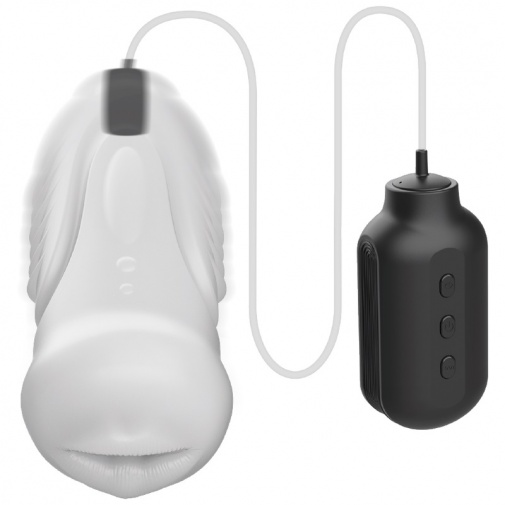Jamyjob - Hurricane Oral Sex Stimulator - White photo