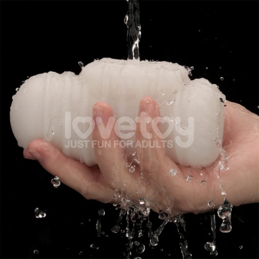 Lovetoy - Knights 柔软震动阴茎套 - 波浪纹 照片