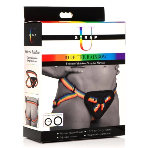 Strap U - Universal Strap-On Harness - Rainbow photo