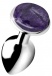 Booty Sparks - Amethyst Gem Anal Plug S-size - Purple photo