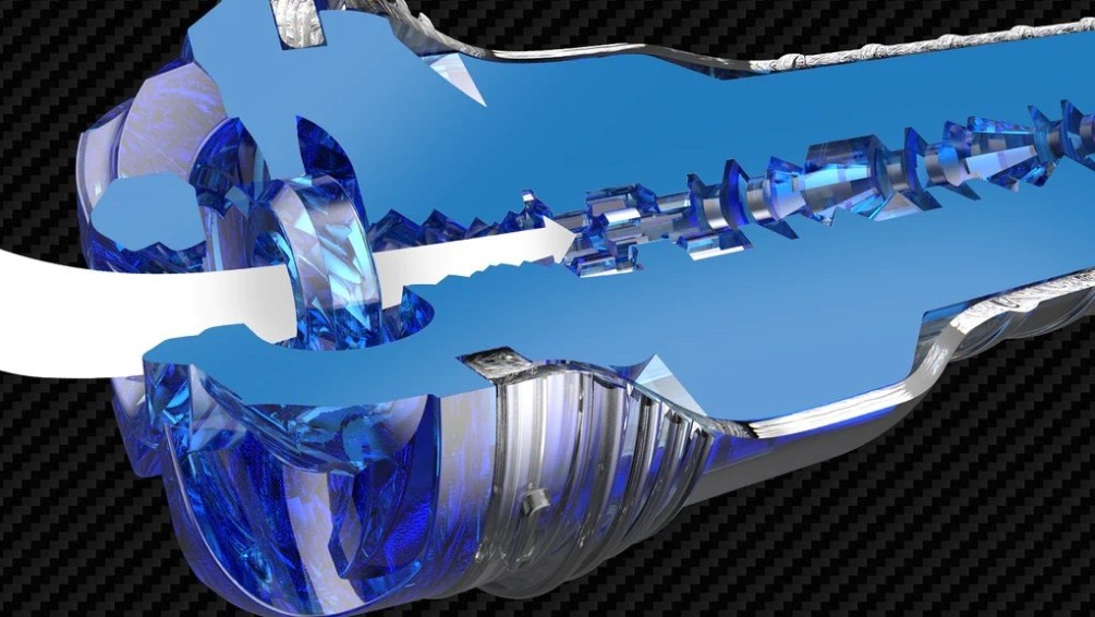Rev up your manhood’s engine to the max with the Fleshlight ... Fleshlight - Turbo Throttle - Blue Ice photo-7