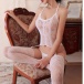 KR - Garter Bodystocking KRW-124 - White 照片-3