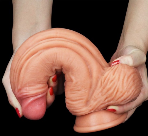 Lovetoy - 10" Dual Layered King Sized Cock - Flesh photo