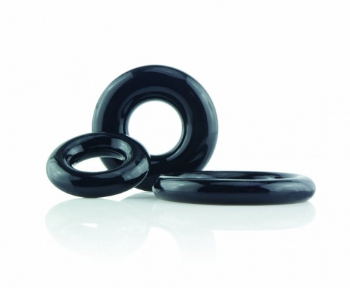 The Screaming O - RingO 3 Pack - Black photo
