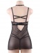 Ohyeah - Elegant Babydoll w Neck Ring - Black - XL photo-6