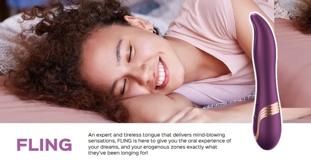 App Control: Next-gen pleasure and long-distance play at a t... Honey Play Box - Fling App Licking Vibrator - Purple photo-4