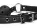 Easytoys - Open Ball Gag w Nipple Clamps - Black photo-4