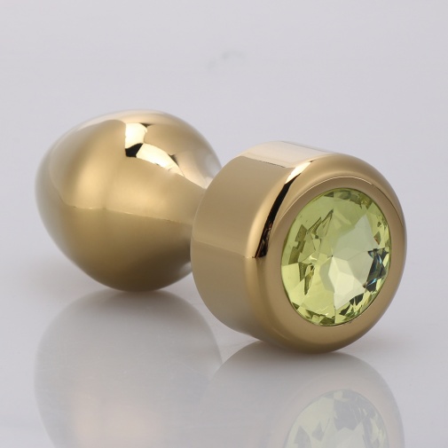 MT - 后庭塞 107x40mm - 金色/黄色 照片