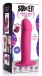 Squeeze-It - 10X Vibro Dildo - Pink photo-9