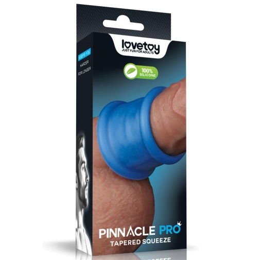 Lovetoy - Pinnacle Pro Tapered Squeeze Stretcher - Blue photo