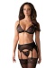 Obsessive - Shibu 3-pcs Set - Black - S/M photo-3