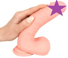 Medical Silicone - 带阴囊假阳具 20 厘米 照片