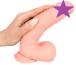 Medical Silicone - 帶陰囊假陽具 20 厘米 照片-2