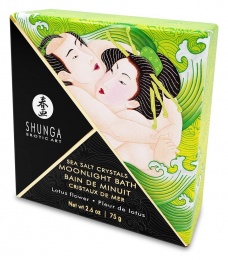 Shunga - Crystal Bath Salt Lotus Flower - 75g photo