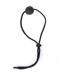 Kiotos - Ball Gag w Cotton Lace - Black photo