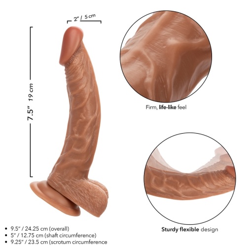CEN - Working Stiff 教练假阳具 - 焦糖色 照片