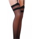 Passion - ST002 Stockings - Black - 1/2 photo
