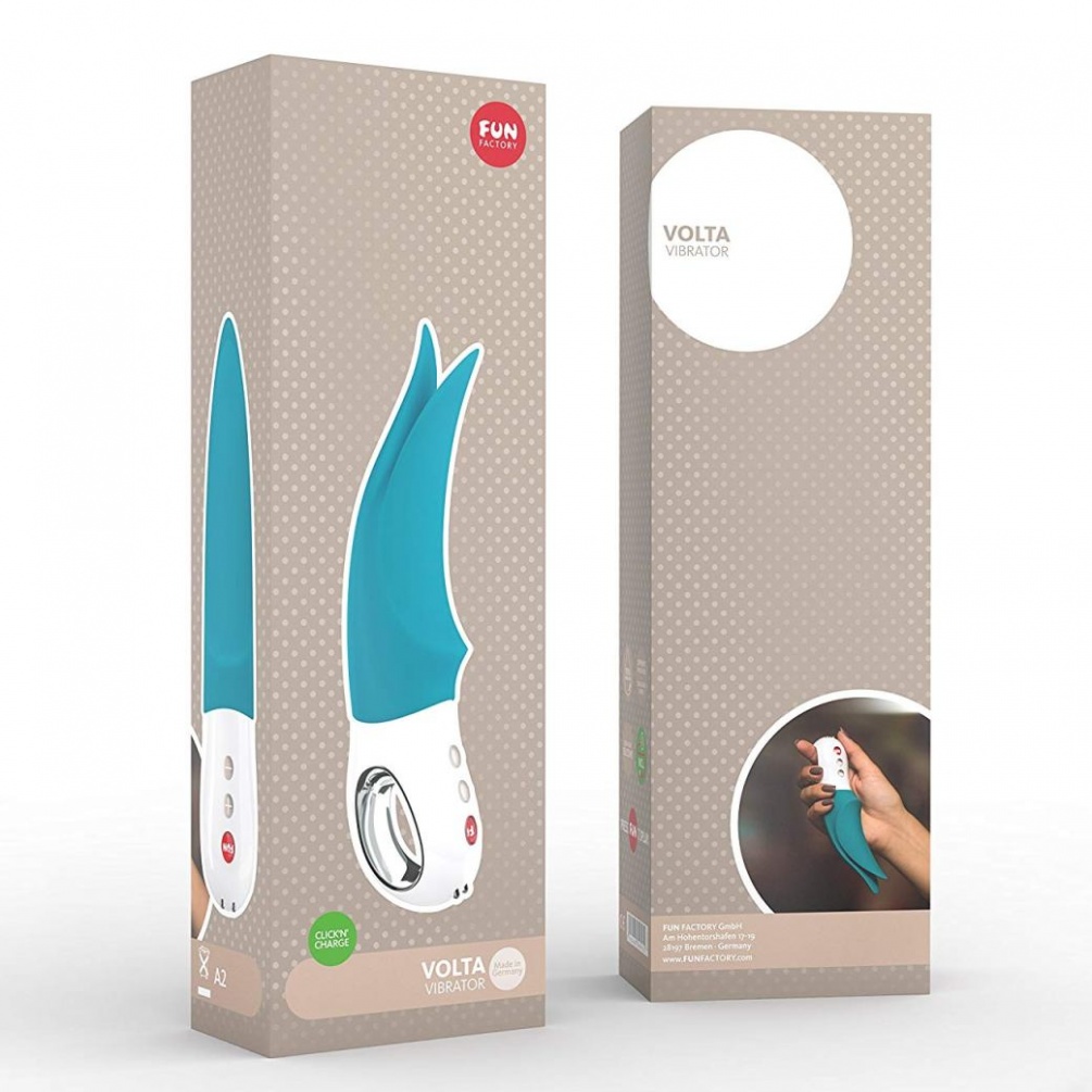 Energize your sex life with this dynamic vibrator! The VOLTA... Fun Factory - Volta Vibe - Petrol photo-4