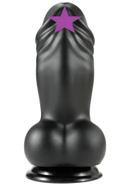 Hidden Desire - Inferno Huge Dildo 19cm - Black photo