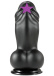 Hidden Desire - Inferno Huge Dildo 19cm - Black photo-2