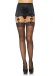 Leg Avenue - Lace Top Stockings w Rhinestone Backseam photo-2