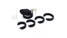 Kiotos - Silicone Chastity Cage - Black photo