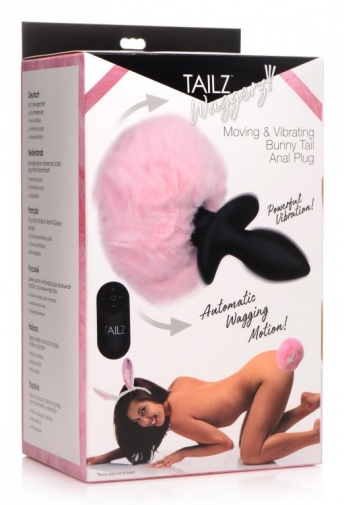 Tailz - Waggerz Move & Vibro Bunny Tail - Pink photo