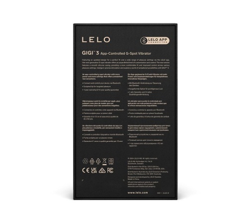 Lelo - Gigi 3 优质G点震动棒 可连应用程式 - 深玫瑰色 照片