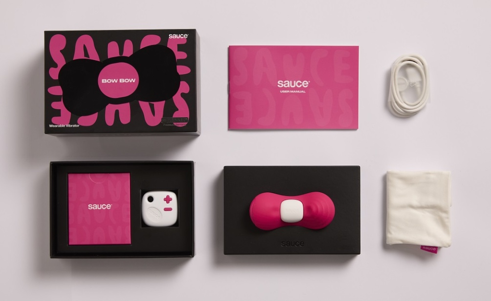 Embrace cutting-edge technology for an unprecedented wearabl... Sauce - Bow Bow Sensing Panty Vibrator - Pink photo-18