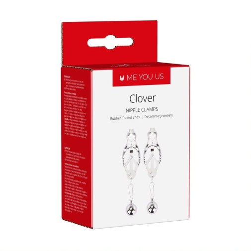 Me You Us - Clover Nipple Clamp - Silver photo