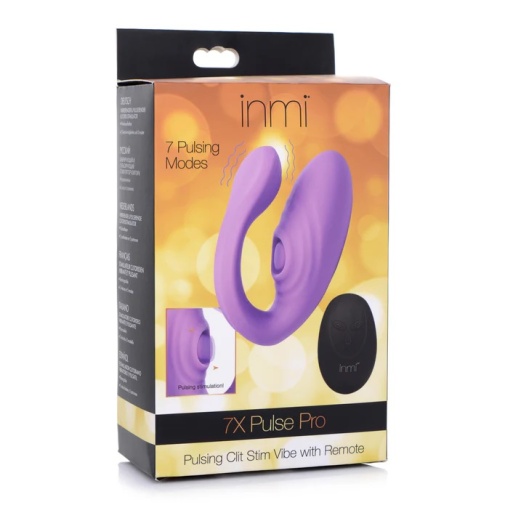 Inmi - 脈衝陰蒂刺激震動器 - 紫色 照片