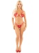 Leg Avenue - Illicit Affair Heart Lingerie Set - Red photo-5