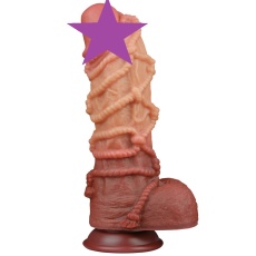 Lovetoy - 10.5" Dual Layered Cock w Rope photo
