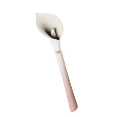 Zalo - Calla 双端柔软花瓣震动器 - 樱花粉红色 照片