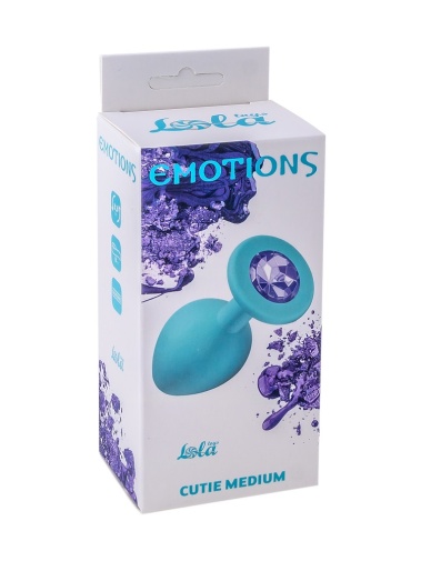 Lola Games - Emotions Anal Plug M - Blue/Purple photo