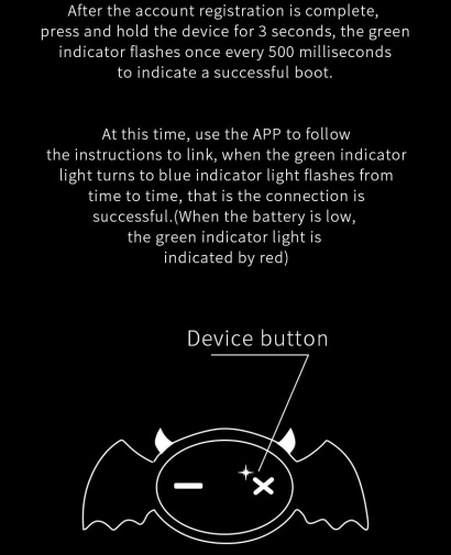 QIUI - Little Devil APP Controlled Collar - Black photo