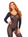 Leg Avenue - Long Sleeved Bodystocking - Black photo-3