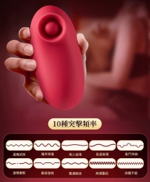 Erocome - Rose Pluse Flapping Vibrator - Red photo