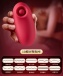 Erocome - Rose Pluse Flapping Vibrator - Red photo-2