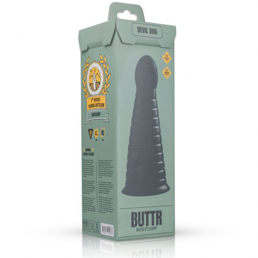 BUTTR - Devil Dog Butt Plug - Black photo