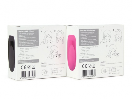 Toynary - J2S Re-chargeable Oral Vibrator - Cerise photo